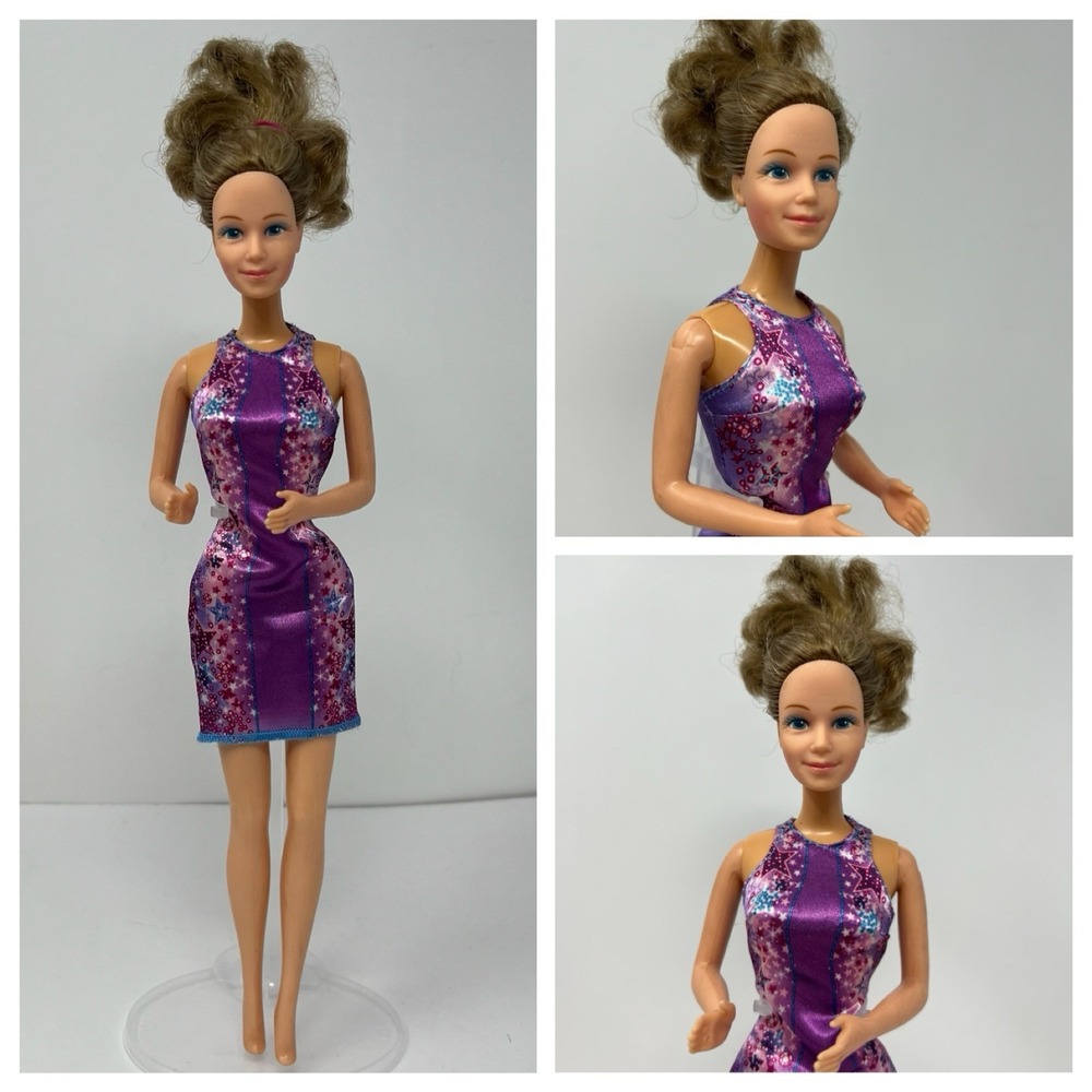 Mattel Barbie Heart Family Grandma 11 Inch Purple Vintage 1986 Doll